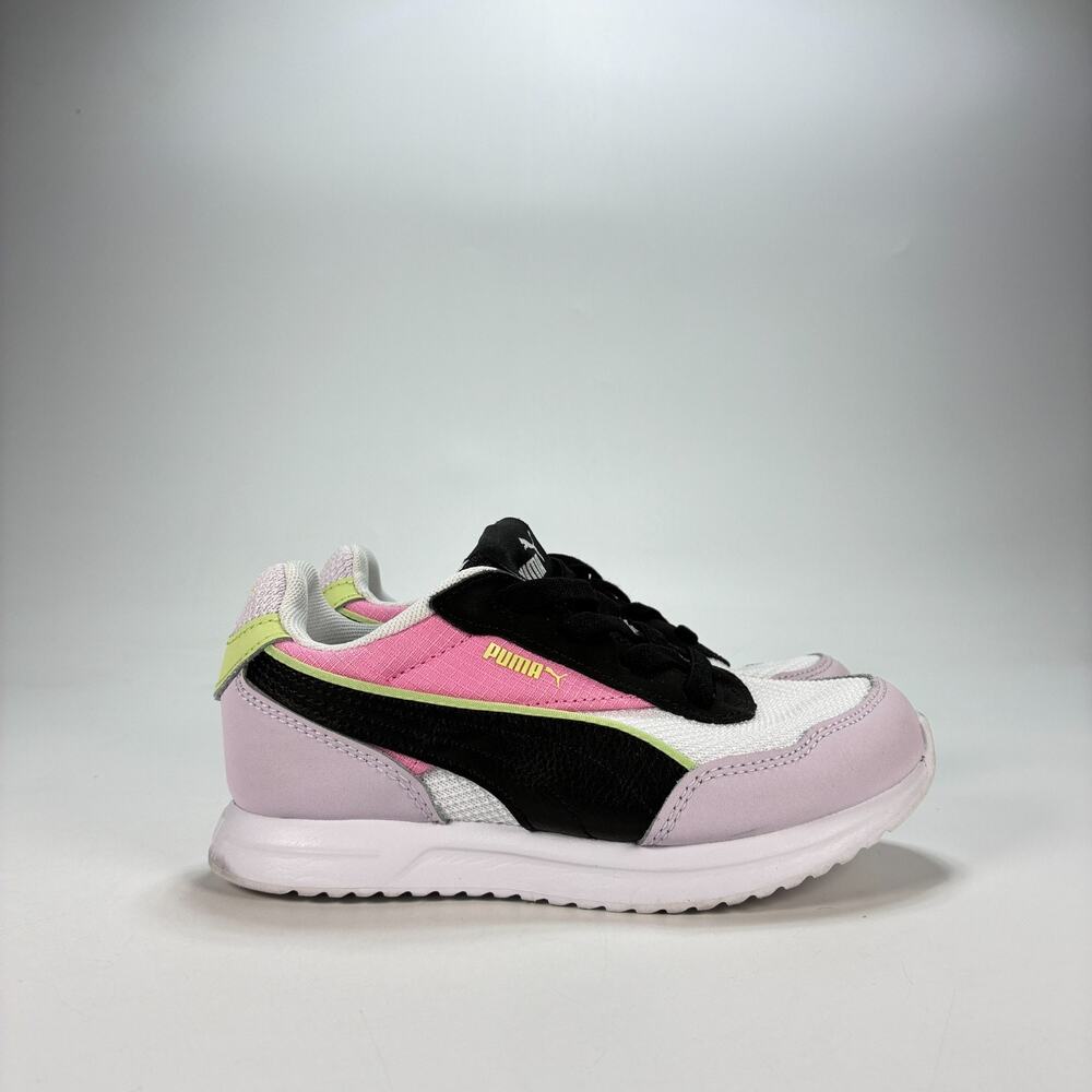 PUMA Future Rider Bouquet Lavender Fog White Sneakers 405457-11 Kids Size 13C